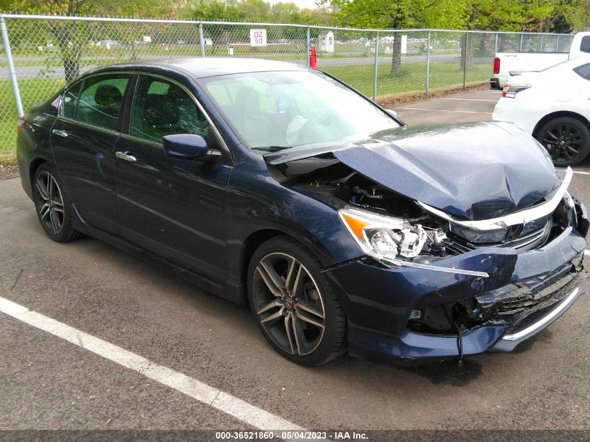 2017 HONDA ACCORD SEDAN SPORT SE - 1HGCR2F13HA095658