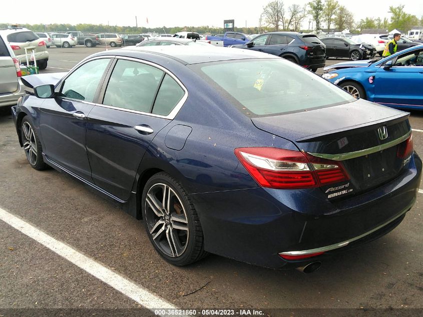 2017 HONDA ACCORD SEDAN SPORT SE - 1HGCR2F13HA095658