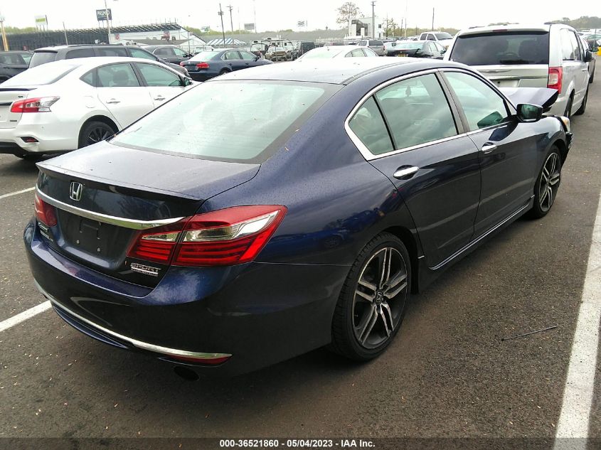 2017 HONDA ACCORD SEDAN SPORT SE - 1HGCR2F13HA095658