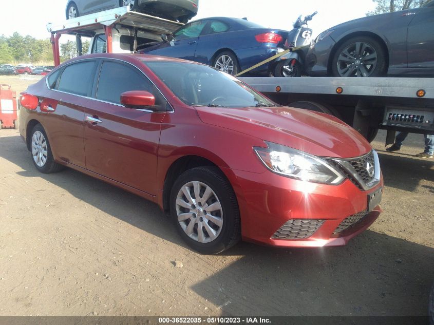 2016 NISSAN SENTRA SR/SL/S/SV/FE+ S - 3N1AB7AP9GL645250