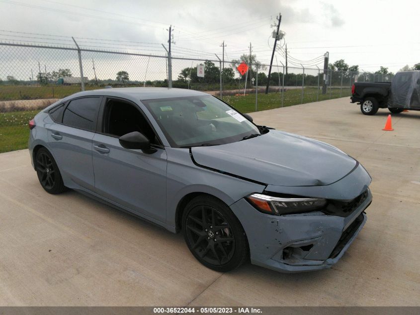 2022 HONDA CIVIC HATCHBACK SPORT - 19XFL2H82NE015217