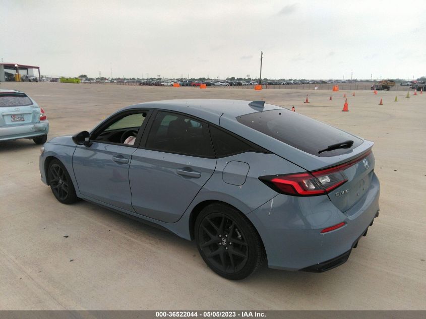 2022 HONDA CIVIC HATCHBACK SPORT - 19XFL2H82NE015217