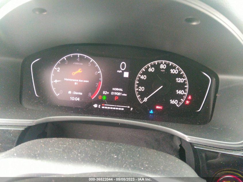 2022 HONDA CIVIC HATCHBACK SPORT - 19XFL2H82NE015217