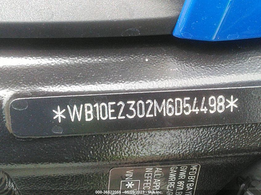 2021 BMW S 1000 RR - WB10E2302M6D54498
