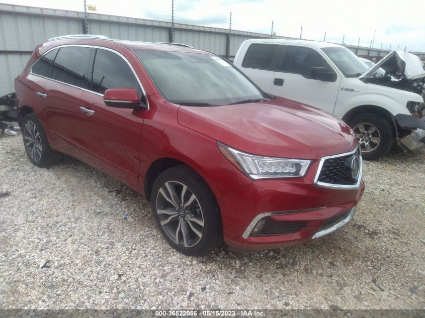 2019 ACURA MDX W/ADVANCE PKG - 5J8YD4H80KL011544