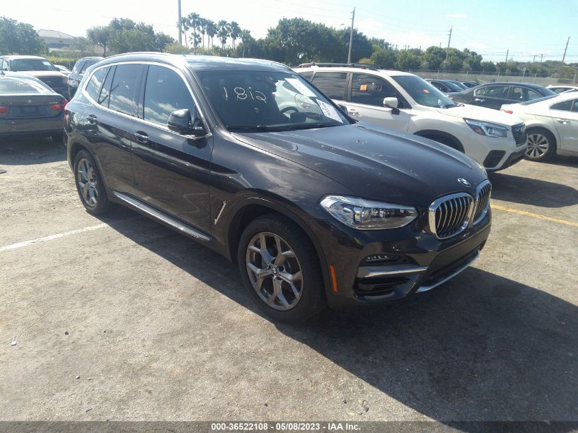 2020 BMW X3 XDRIVE30I - 5UXTY5C09L9B93670