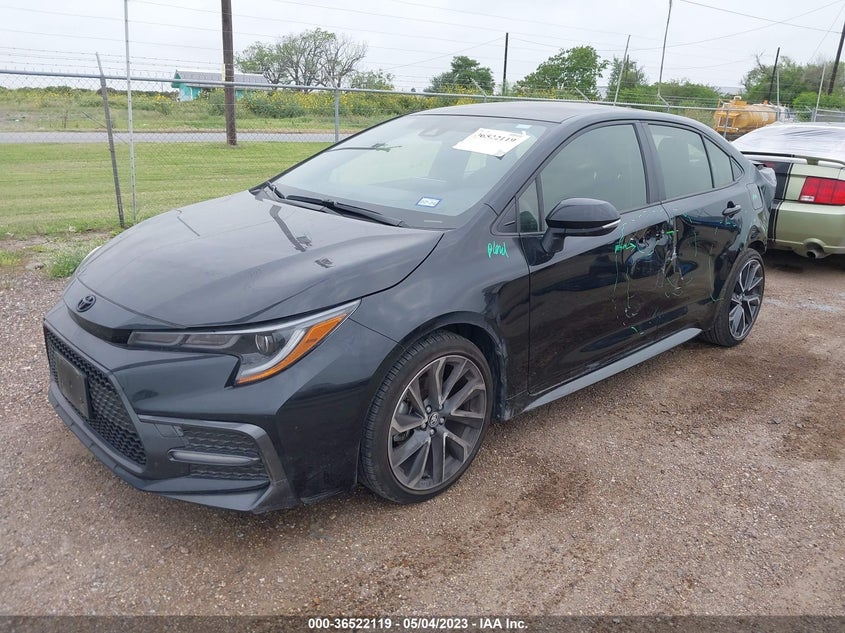 VIN JTDS4MCE5NJ092686 2022 TOYOTA COROLLA SE/SE NIGHTSHADE/APEX SE