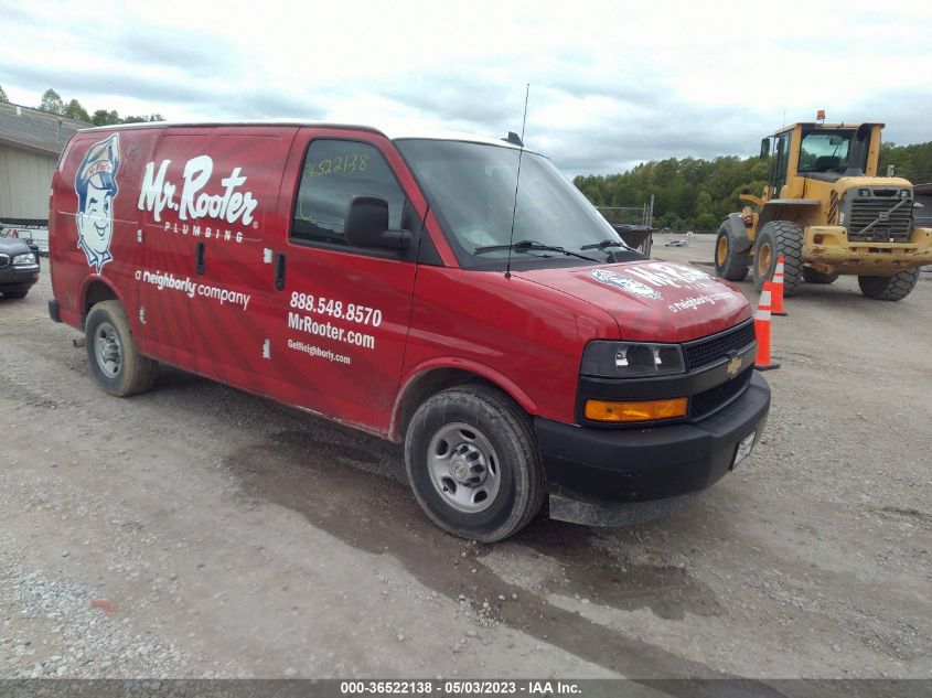 2021 CHEVROLET EXPRESS CARGO VAN - 1GCWGAFP7M1302336