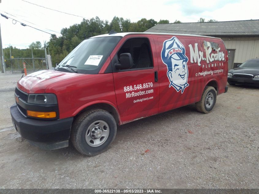 2021 CHEVROLET EXPRESS CARGO VAN - 1GCWGAFP7M1302336