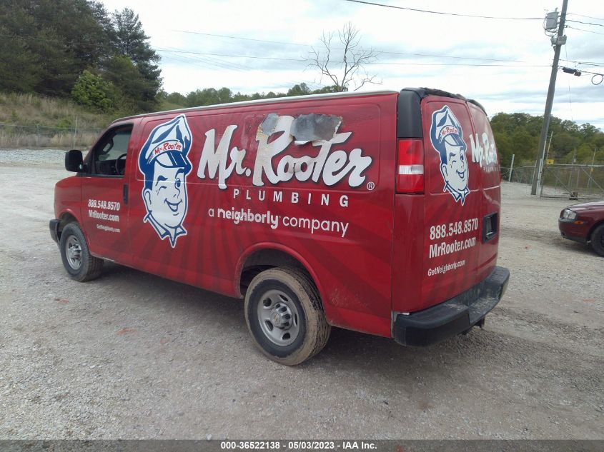 2021 CHEVROLET EXPRESS CARGO VAN - 1GCWGAFP7M1302336