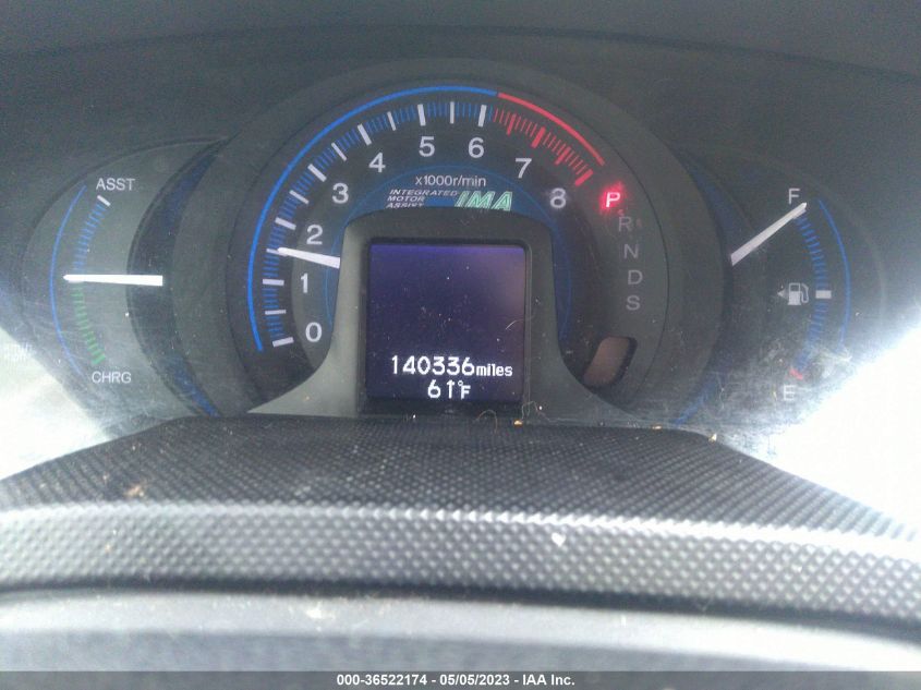 2013 HONDA INSIGHT EX JHMZE2H78DS003422