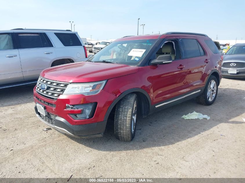 2016 FORD EXPLORER XLT - 1FM5K7D86GGC40000
