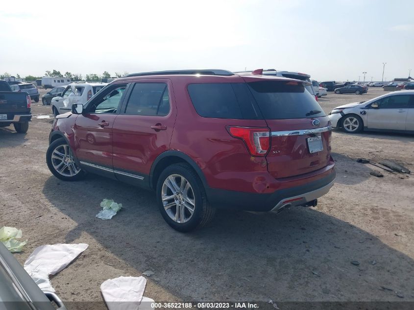 2016 FORD EXPLORER XLT - 1FM5K7D86GGC40000