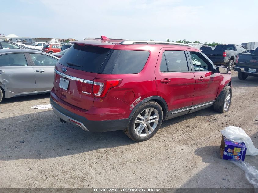 2016 FORD EXPLORER XLT - 1FM5K7D86GGC40000