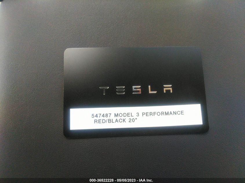 2023 TESLA MODEL 3 PERFORMANCE - 5YJ3E1ECXPF547487