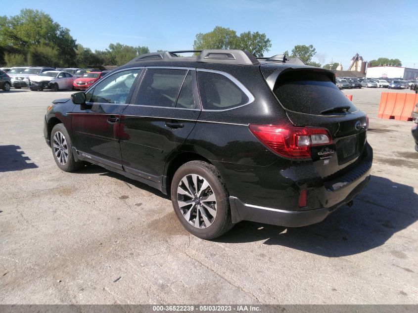 2016 SUBARU OUTBACK 2.5I LIMITED - 4S4BSBNC0G3282002