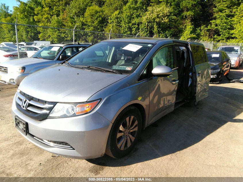 VIN 5FNRL5H66HB013840 2017 HONDA ODYSSEY EX-L