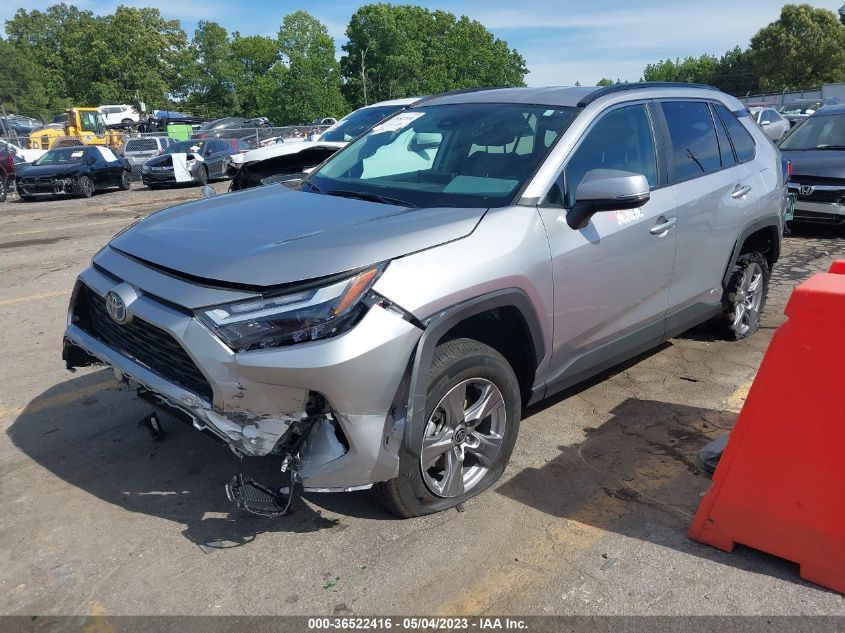 2022 TOYOTA RAV4 HYBRID XLE - 4T3RWRFV6NU080064