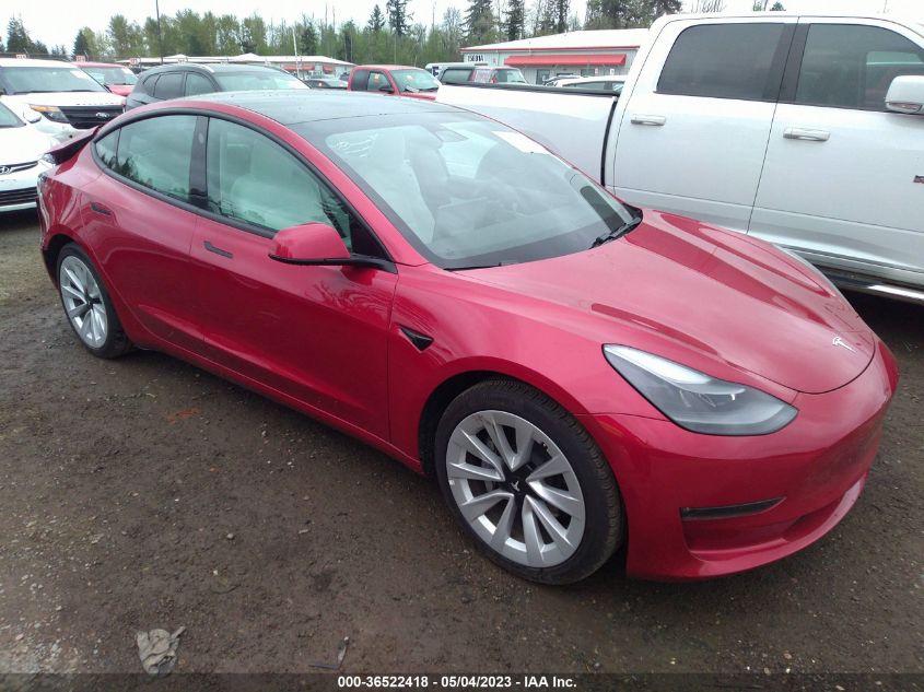 2021 TESLA MODEL 3 LONG RANGE - 5YJ3E1EB1MF936067