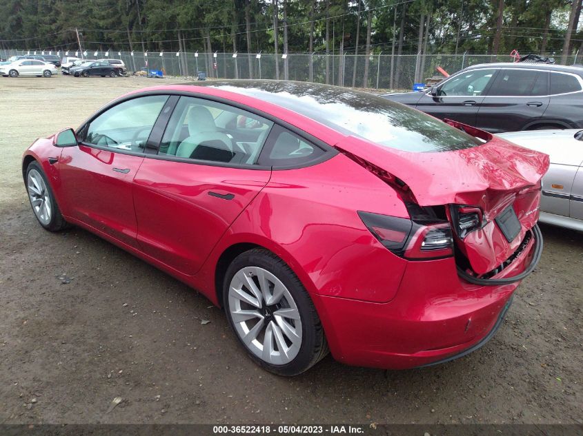 2021 TESLA MODEL 3 LONG RANGE - 5YJ3E1EB1MF936067