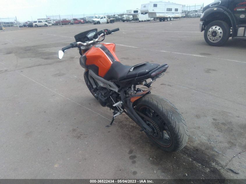 2014 YAMAHA FZ09 JYARN33E9EA002456