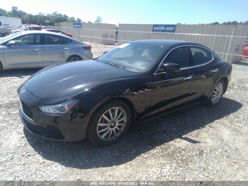 2014 MASERATI GHIBLI ZAM57XSA4E1098334