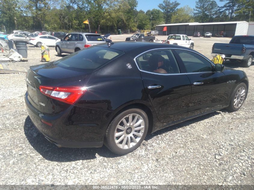 2014 MASERATI GHIBLI ZAM57XSA4E1098334
