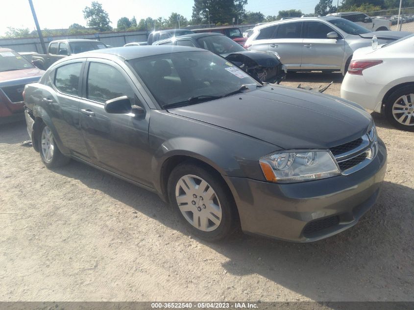 2013 DODGE AVENGER SE - 1C3CDZAB9DN755747