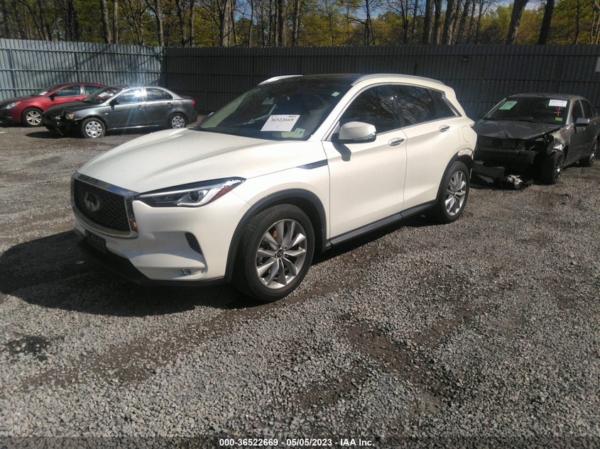 VIN 3PCAJ5BB5MF109574 2021 INFINITI QX50 LUXE