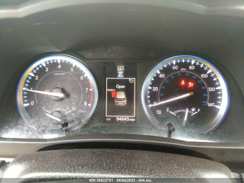 2016 TOYOTA HIGHLANDER XLE - 5TDJKRFHXGS504417