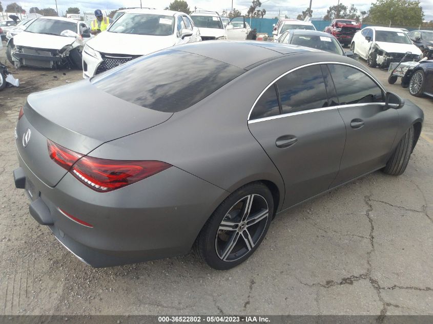2020 MERCEDES-BENZ CLA CLA 250 - W1K5J4GB4LN119832