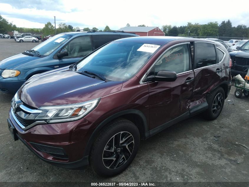 2016 HONDA CR-V SE - 2HKRM4H46GH621055