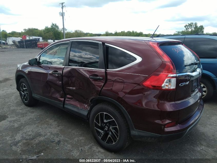 2016 HONDA CR-V SE - 2HKRM4H46GH621055
