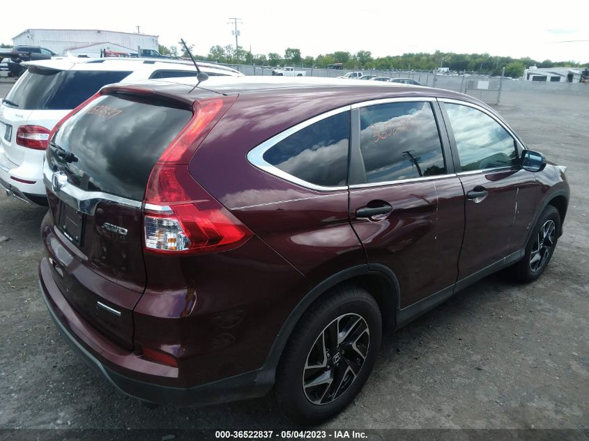 2016 HONDA CR-V SE - 2HKRM4H46GH621055