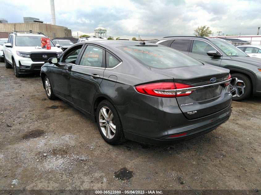 VIN 3FA6P0HD4JR192950 2018 FORD FUSION SE