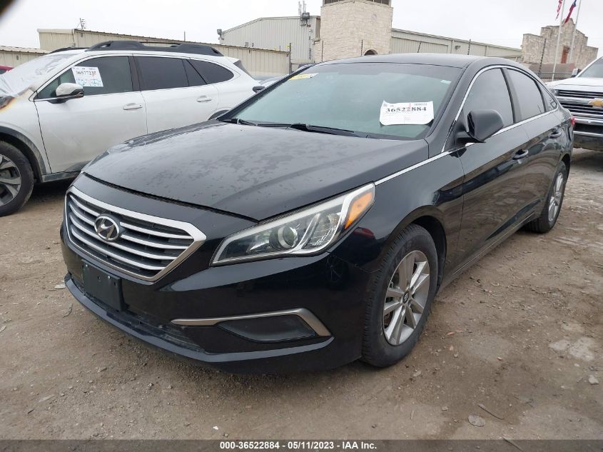 2017 HYUNDAI SONATA 2.4L - 5NPE24AF5HH563277