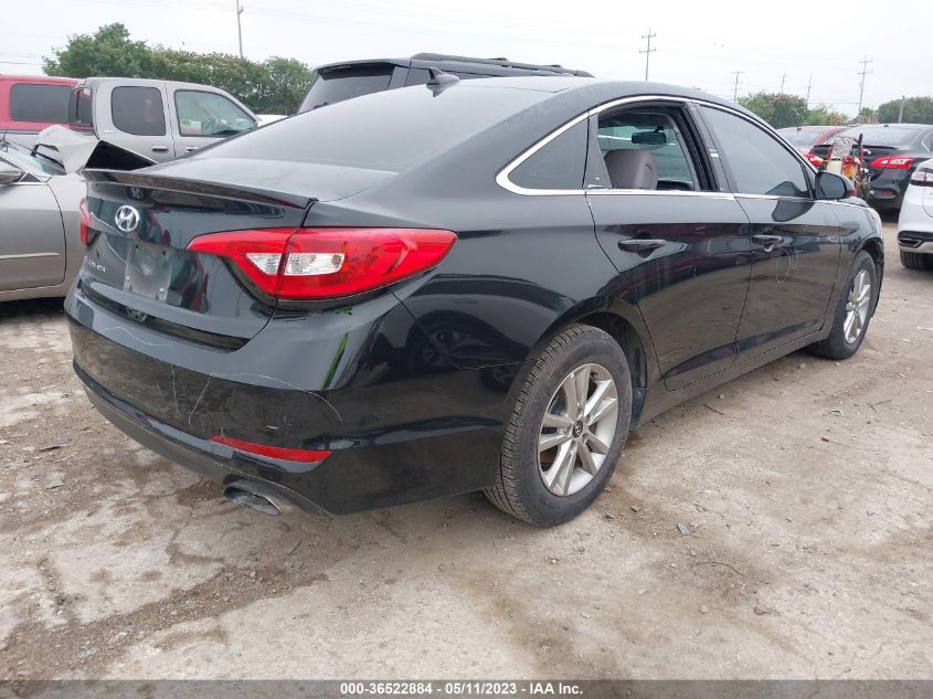 2017 HYUNDAI SONATA 2.4L - 5NPE24AF5HH563277