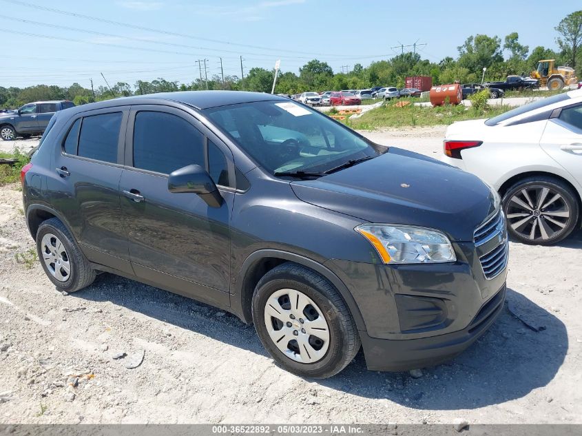 2016 CHEVROLET TRAX LS - 3GNCJKSB2GL273238