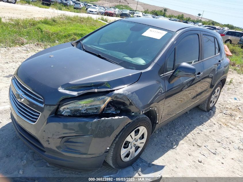 2016 CHEVROLET TRAX LS - 3GNCJKSB2GL273238
