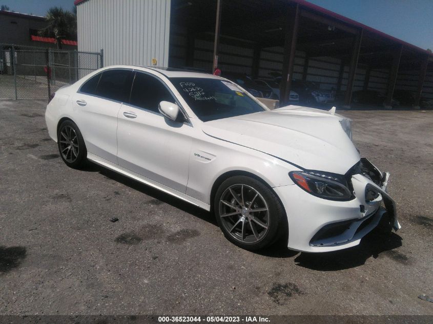 55SWF8GB5JU255212 MERCEDES-BENZ C-CLASS AMG C 63 2018