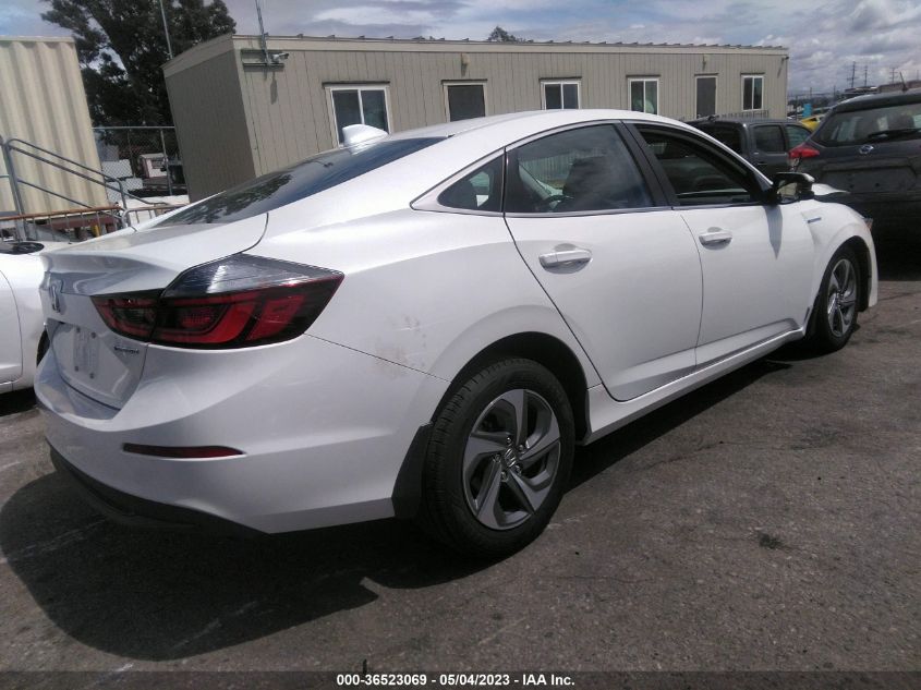 2020 HONDA INSIGHT EX 19XZE4F53LE006471