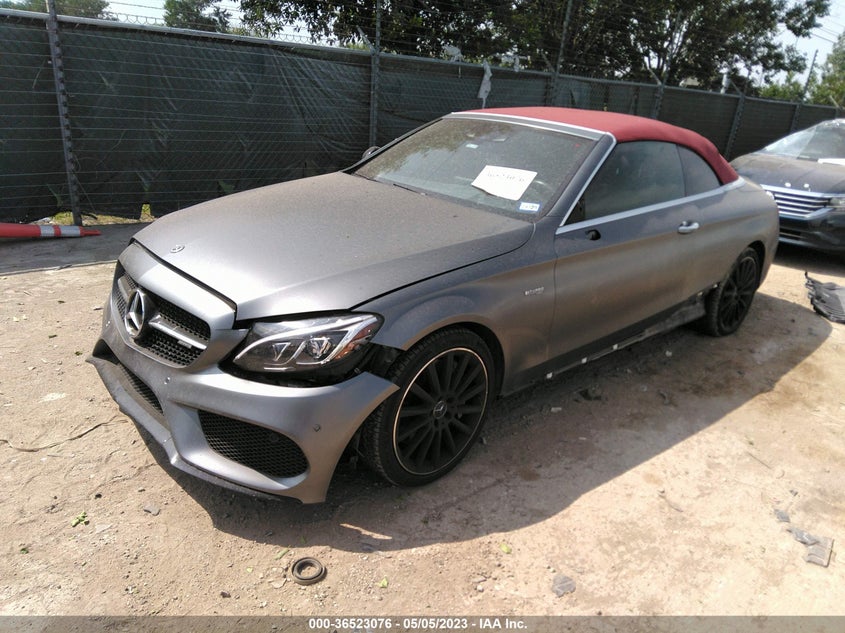 VIN WDDWK6EB1JF695515 2018 MERCEDES-BENZ C-CLASS AMG C 43