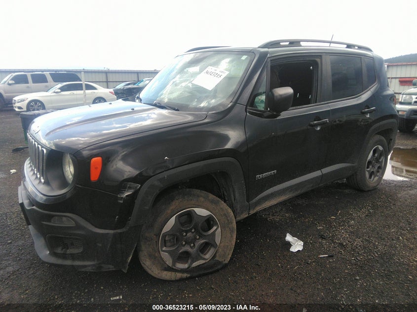 VIN ZACCJBAB3JPH07112 2018 JEEP RENEGADE SPORT