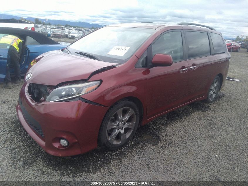 2015 TOYOTA SIENNA SE - 5TDXK3DC8FS557050