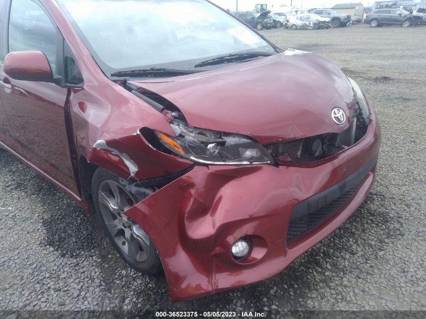 2015 TOYOTA SIENNA SE - 5TDXK3DC8FS557050