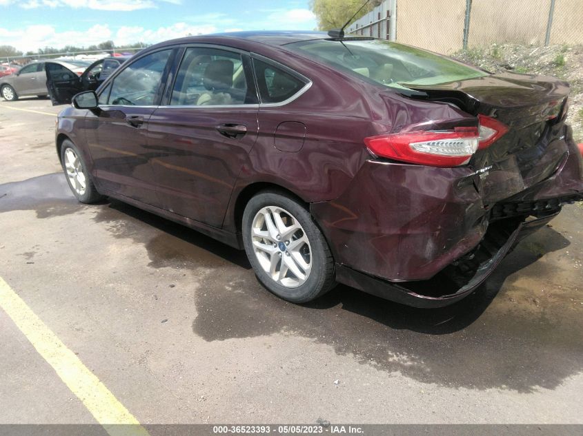 2013 FORD FUSION SE - 3FA6P0H75DR192311