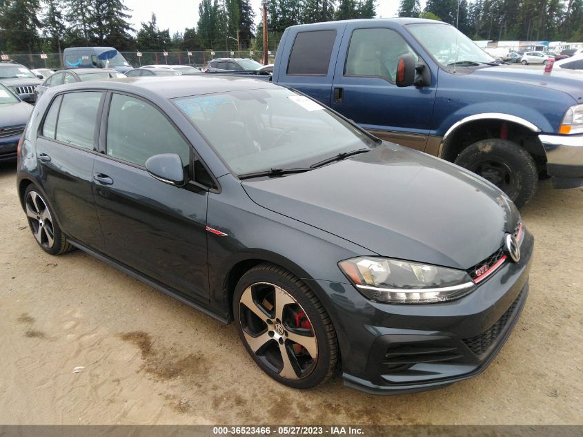 2019 VOLKSWAGEN GOLF GTI S/SE/AUTOBAHN - 3VW5T7AU2KM000778