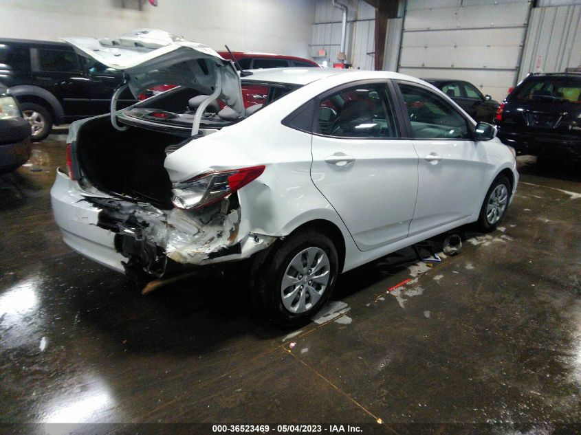 2017 HYUNDAI ACCENT SE - KMHCT4AE6HU365790