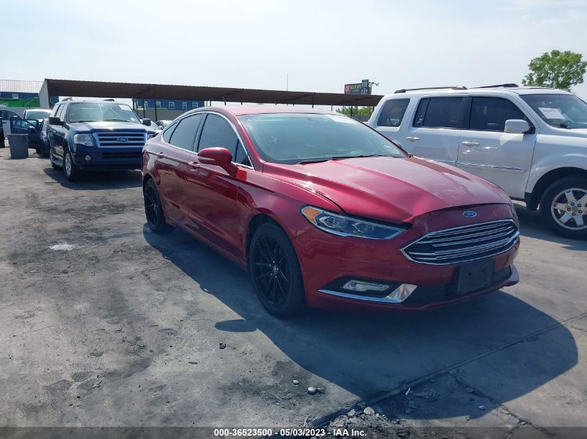 2017 FORD FUSION TITANIUM/PLATINUM - 3FA6P0K97HR115200