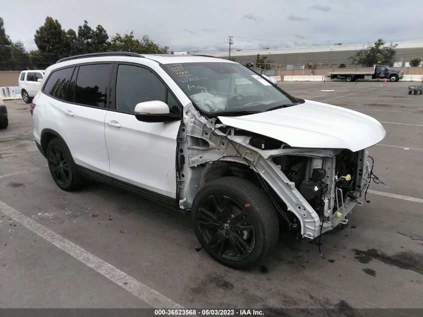 2021 HONDA PILOT BLACK EDITION - 5FNYF6H72MB064392